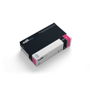 Vyšetřovací rukavice Jednorázové nitrilové rukavice EASYCARE černé 100 ks S