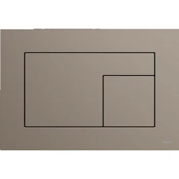 Tece TECEvelvet ovládací tlačítko, pro 2 množství splachování, béžovo-hnědá (9240730)