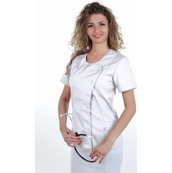 Zdravotnický oděv Perlička® Zdravotnická halenka ELIZABETH Bílá Barva: Bílá, Velikost: 36