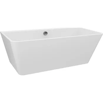 Vana LIBERTA D nástěnná akrylátová vana 170x78x60cm, bílá