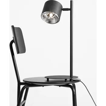 Lampička ALDEX Stolní lampa Bot, černá, pohyblivá hlava - Ø hlava svítidla 11,5 cm černý 1 x 35 W - Doprava zdarma