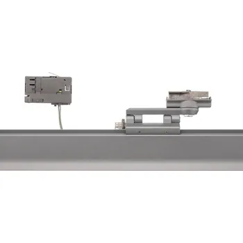 Lampička Ivela Boma 3-fázové světlo 91,5 cm stříbrná stříbro, opál LED 30 W celkem - Doprava zdarma