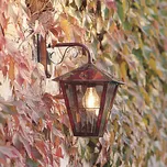 Konstsmide Venkovní nástěnné svítidlo Fenix, měď, závěsné měď, průhledná šedá 1 x 100 W - Doprava zdarma