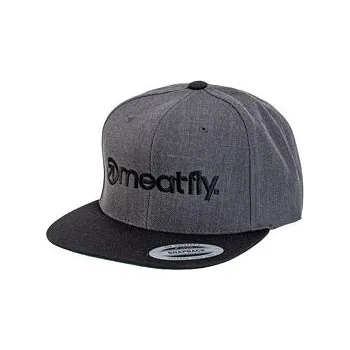 Kšiltovka Meatfly kšiltovka Rens Snapback Dark Grey | Šedá | Velikost One Size