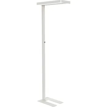 Lampička LED stojací lampa MAULjaval, bílá, 196 cm, stmívatelné, základna - Šířka hlavy lampy 28 cm; sloupek - šířka 3,5 cm, hloubka 5,3 cm; délka základny 45 cm; délka přívodního kabelu 250 cm 2 x 17 W LED + 1 x 34 W LED - Doprava zdarma