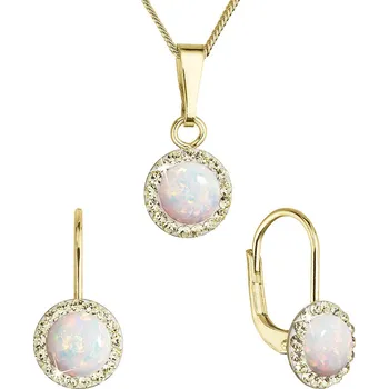 Evolution Group 39160.3 White/Jonquil Souprava šperků Evolution Group 39160.3 White/Jonquil