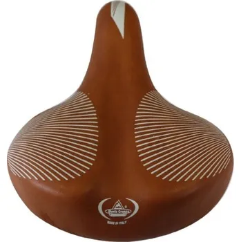 Sedlo na kolo Sedlo SELLE MONTE GRAPPA AMERICA XC061 hnědá + pružina - Hnědá