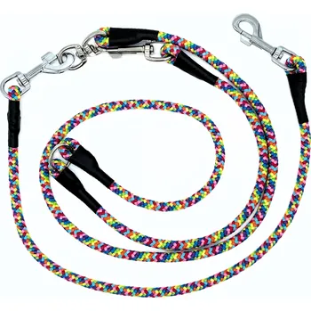 Vodítko pro psa DOGSTORE Karabina, 245 cm - Lovecké vodítko (přepínací) Barva: 1 - růžová