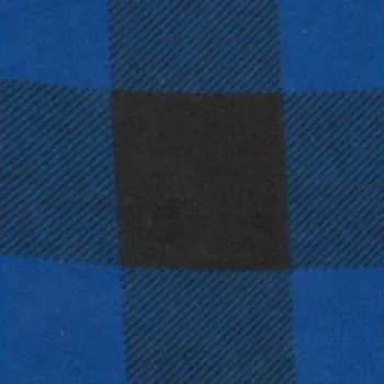 Bavlněná flanelová látka Kostka Modrá 4x4 cm