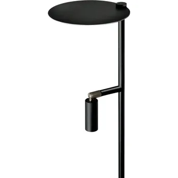 Lampička Carpyen LED stolní lampa Kelly, nastavitelná bodovka, černá/nikl - Délka bodovky 5,8 cm; Ø horní desky 15 cm; délka kabelu 250 cm černá, nikl 1 x 3,2 W LED - Doprava zdarma