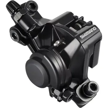 Brzda na kolo Brzda kotoučová Shimano 375 zadní BRM375, mechanická, černá,adaptér