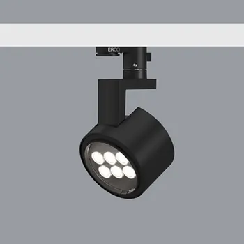 Lampička ERCO Parscan 230V Casambi 12W wallwash 930 černá - hlava reflektoru - Ø 11,4 cm, výška 7,5 cm nikl, bílá LED celkem 12 W - Doprava zdarma