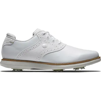 Míčový sport FootJoy Traditions dámské golfové boty, bílé bílé, standardní, se spajky, 39