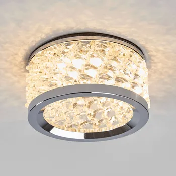 Lampička Orion Křišťály osazené zapuštěné svítidlo Iwen chrom chrom, čirá 1 x 50 W - Doprava zdarma