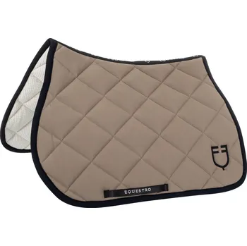 Skoková dečka EQUESTRO s vyšívaným logem Barva: walnut