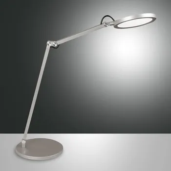 Lampička Fabas Luce LED stolní lampa Regina se stmívačem, hliník - Ø nohy 18 cm LED celkem 9 W - Doprava zdarma