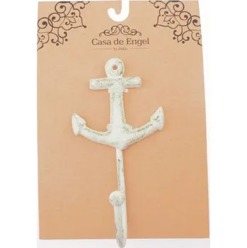 Casa de Engel Litinový háček bílý - kotva 2