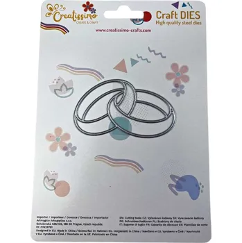 Prsten Creatissimo - vyřezávací šablona Prsteny 78x50 mm