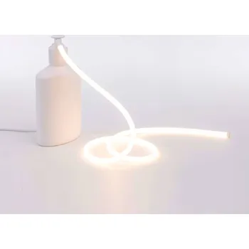 Lampička SELETTI LED deko stolní lampa Daily Glow dávkovač mýdla - kabel 250 cm bílá LED 3,6 W celkem - Doprava zdarma