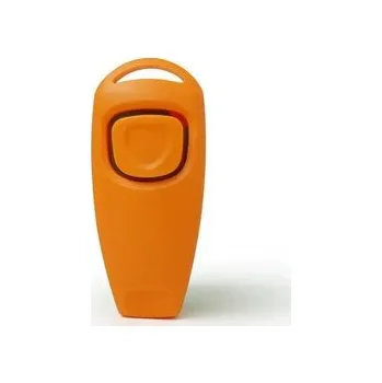 Výcviková píšťalka Clicker - píšťalka na psa 7,5cm Oranžová