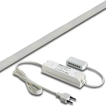 Lampička Hera LED páska Basic-Tape F, IP54, 4 000K, délka 260 cm - Délka připojovacího kabelu 250 cm; dělitelná po 5 cm bílá, opálová LED 22,5 W celkem - Doprava zdarma