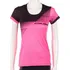 Dámské tričko CRUSSIS Dámské sportovní tričko s krátkým rukávem CSW-086 růžové/černé