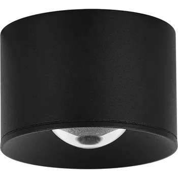 Lampička Zambelis LED venkovní stropní bodové osvětlení S131, Ø 8 cm, pískově černé pískově černá LED 12 W celkem - Doprava zdarma