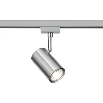 Lampička Trio Lighting Kolejový bod DUOline 782401, Ø 6 cm, nikl, 2fázový, GU10 matný nikl 1 x 25 W
