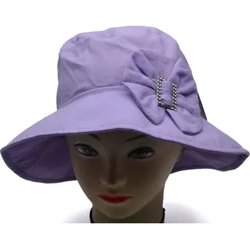 Kšiltovka Dívčí klobouk RDX 7877 Mašle Barva: fialová, Velikost: 56