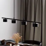 Nordlux Clyde LED závěsné světlo, 4 zdroje, rovné černá 4 x 5 W LED - Doprava zdarma