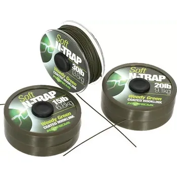 KORDA šňůrka N-Trap Soft VÝPRODEJ - N-TRAP Soft -20m - Green - 15lb