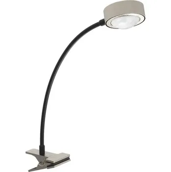 Lampička Stolní lampa LIGHTME Powerlens Flex, svorka, titanová barva titanová barva, černá 1 x 4,8 W LED - Doprava zdarma