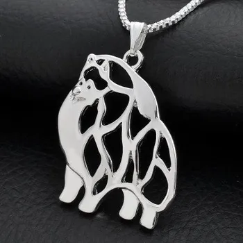 Náhrdelník POMERANIAN Č.1 - náhrdelník s přívěskem - stříbrný 1ks ŠP/THS