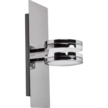 Lampička Lightme LED osvětlení zrcadla Aqua up & down chrom - průměr osvětlovacích hlav 11,2 cm 2 x 6 W LED - Doprava zdarma