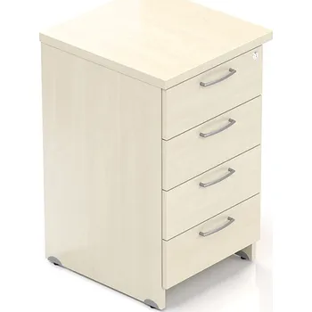 Zásuvkový kontejner Kontejner Visio 50 x 47 cm - 4 zásuvky, javor