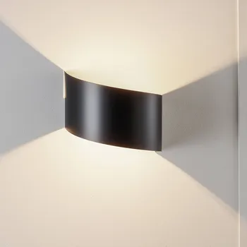 Lampička EMIBIG LIGHTING Nástěnné světlo Vero z lakované oceli, černé černý 1 x 20 W - Doprava zdarma