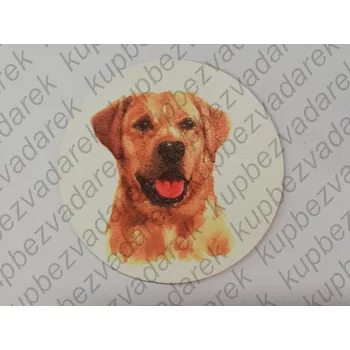 Podtácek sololak - kruh 10 cm - Labrador