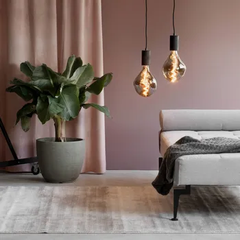 Lampička Calex Organic Evo LED lampa E27 6W dim titanium - Doprava zdarma