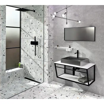 Nábytek Koupelnový set SKA 90, černá mat