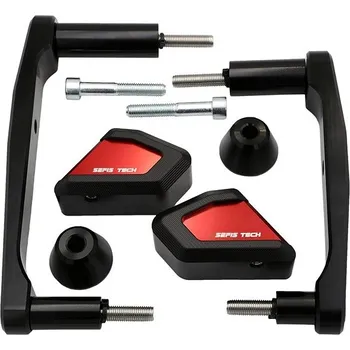 Rám pro motocykl SEFIS TECH padací protektory Kawasaki Z900 - Barva : Červená