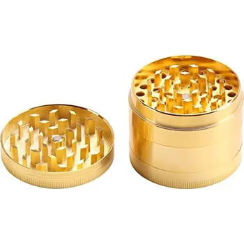 WeedShop Čtyřdílná drtička s průměrem 50 mm Barva: Zlatá