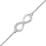 Stříbrný náramek INFINITY
