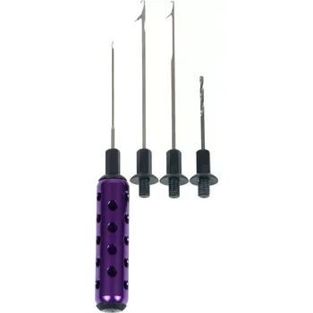 Garda jehly, brousky, náčiní - Boilie jehla Metal deluxe 4in1 purpurová