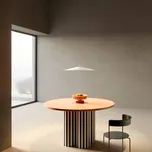 Luceplan Koinè LED závěsná lampa 927 Ø110cm bílá - baldachýn - Ø 21 cm, výška 5 cm 1 x 26 W LED - Doprava zdarma