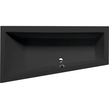 Vana ANDRA L asymetrická vana 170x90x45cm, černá mat