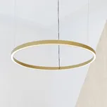 Luceplan Compendium Circle 110 cm, mosazná LED 68 W celkem - Doprava zdarma