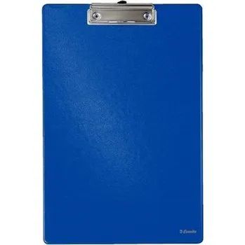 Podložka na psaní, s klipem, modrá, A4, ESSELTE
