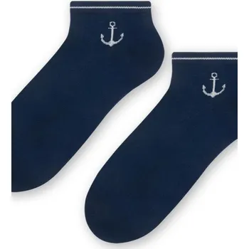 Pánské ponožky DÁMSKÉ NÁMOŘNÍ PONOŽKY 117 tmavě modrá 38-40