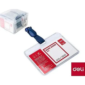 Jmenovka 60x90mm plastová DELI E5752