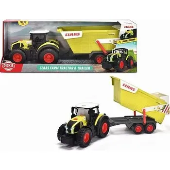 autíčko Traktor CLAAS s přívěsem 64 cm